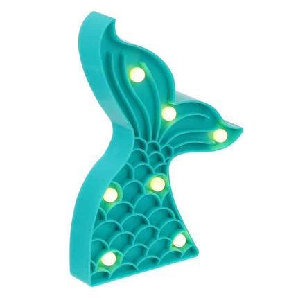 Havfruehale LED nattlys for barnerom