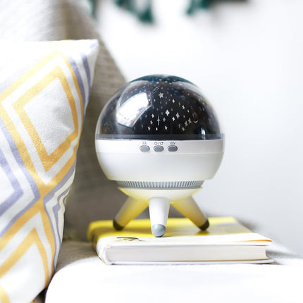 Roterende stjerneprojektor nattlys med USB