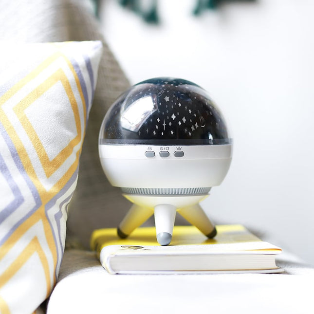 Roterende stjerneprojektor nattlys med USB