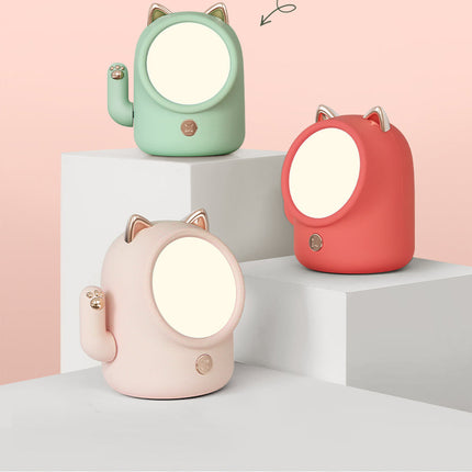 Lykke-katt LED nattlampe med touch