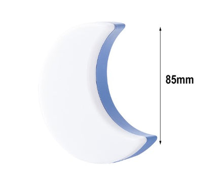 Måne nattlys for stikkontakt gult eller hvitt