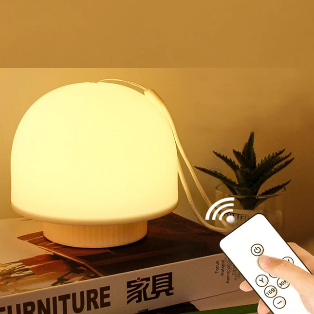 Moderne sopplampe med fjernkontroll
