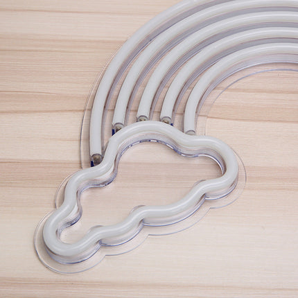 Regnbue neonskilt LED til veggdekor