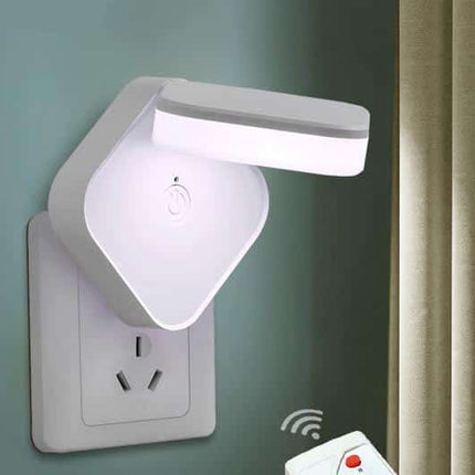 Justerbart plug-in nattlys med fjernkontroll