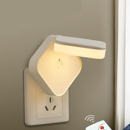 Justerbart plug-in nattlys med fjernkontroll