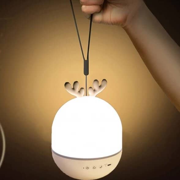 Musikalsk nattlampe-projektor for babyer