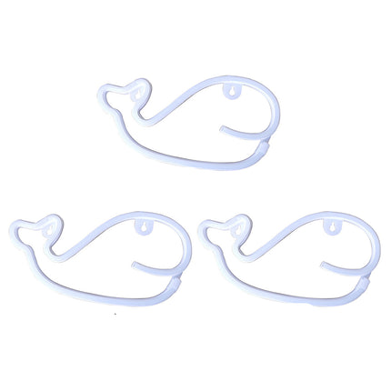 Hval formet neon LED-lys dekor