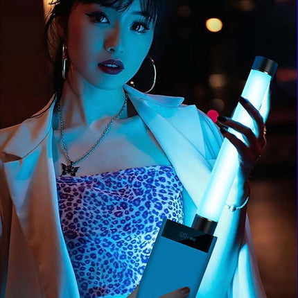 Fargerik bærbar LED neon lysstav