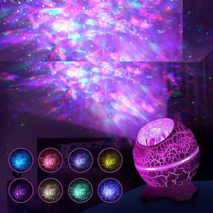 Stjernehimmel-projektor i dinosaur-egg