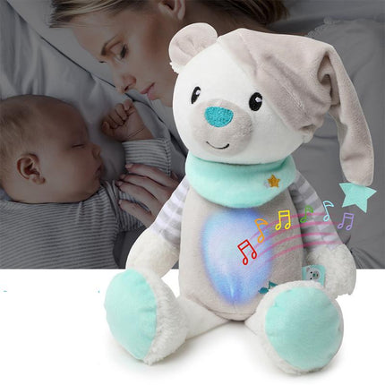 Bamse kosedyr med nattlys for baby