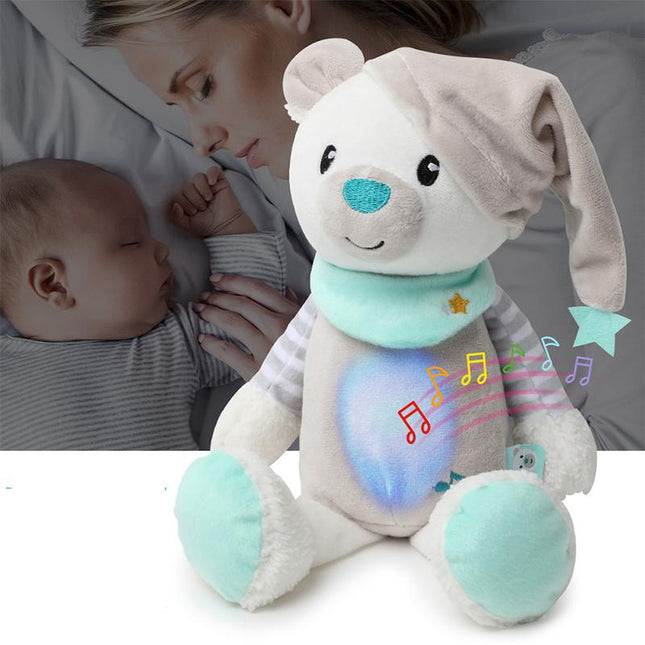 Bamse kosedyr med nattlys for baby