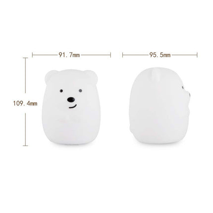 Nattlys bjørn med fjernkontroll og touch