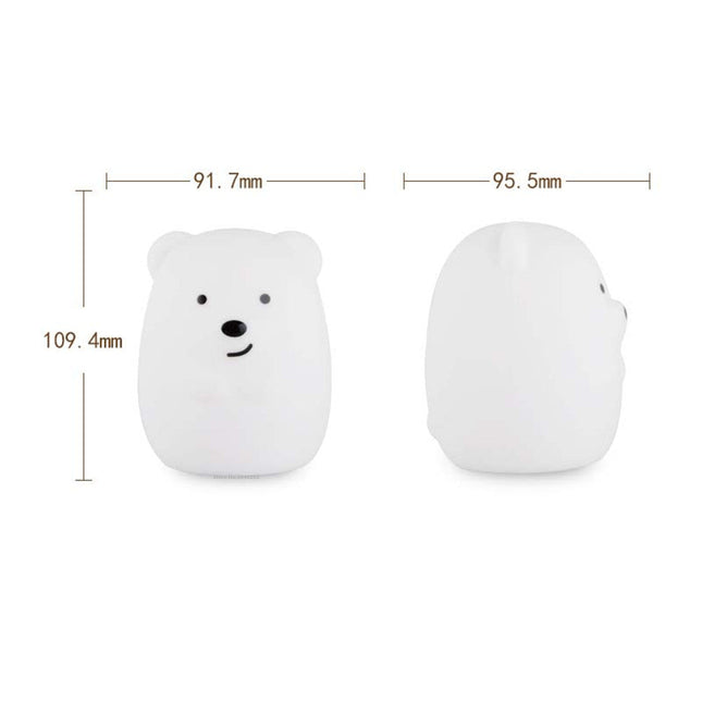 Nattlys bjørn med fjernkontroll og touch