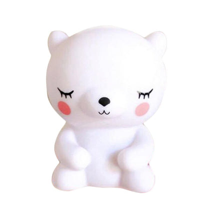 Nattlys for baby formet som bjørn