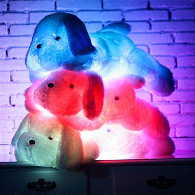 Kosedyr hund med innebygd LED-lys