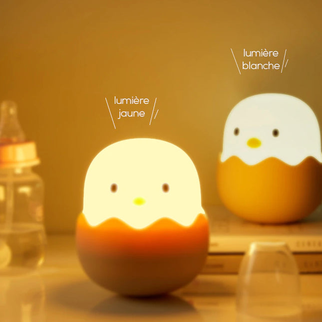 Kylling nattlys i myk silikon