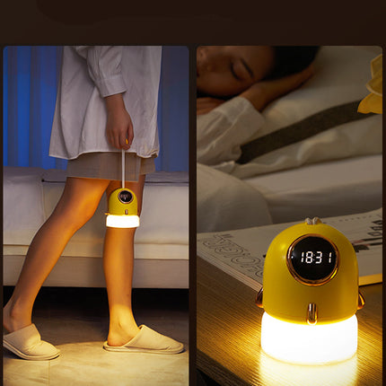 Nattlampe med stjernehimmelprojektor for barn