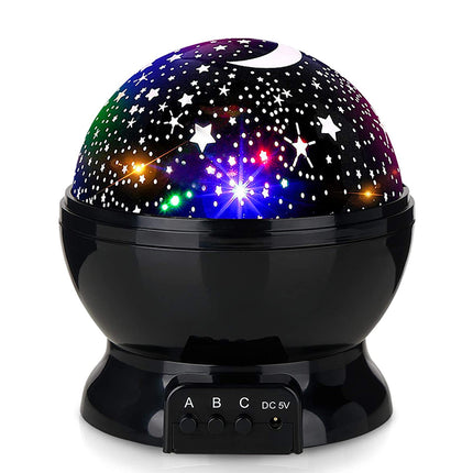 Roterende stjernehimmel projektor nattlys