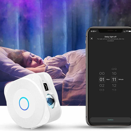 Smart stjerneprojektor kompatibel med Alexa