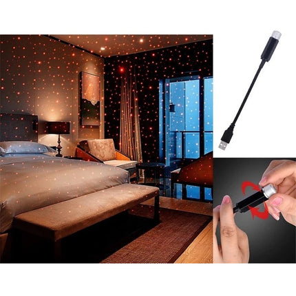 USB mini-projektor for stjernehimmel i taket