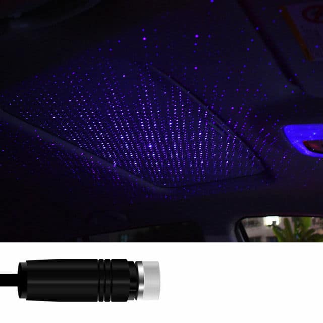 USB mini-projektor for stjernehimmel i taket