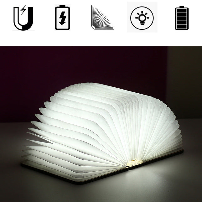 Oppladbar boklampe med USB-lading