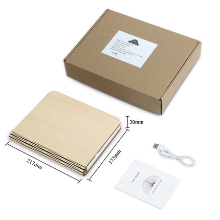 Oppladbar boklampe med USB-lading