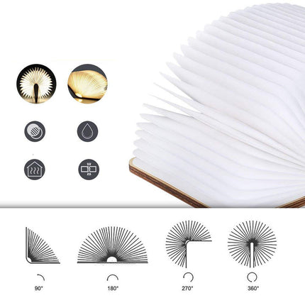 Oppladbar boklampe med USB-lading