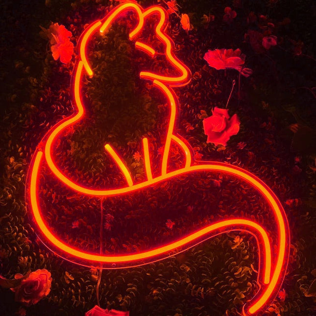 Neonlampe med elegant rev-design