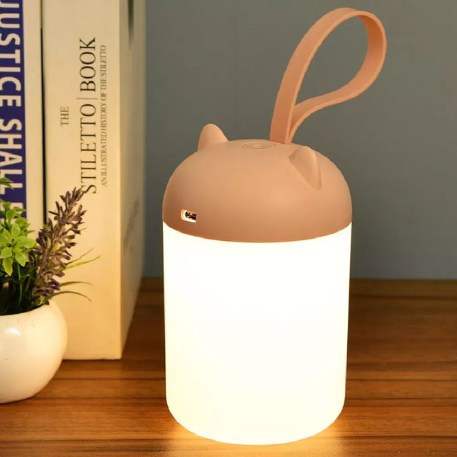 Bærbart LED-nattlys med berøringssensor