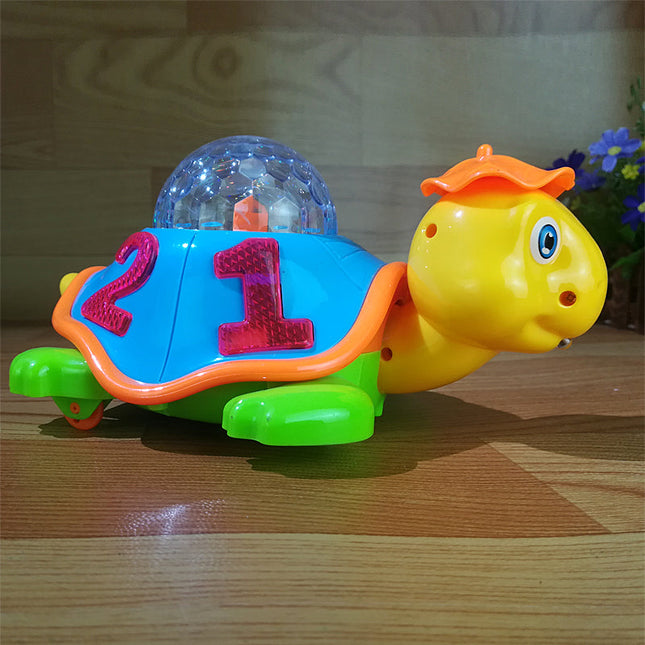 Skilpadde nattlampe med lys for baby