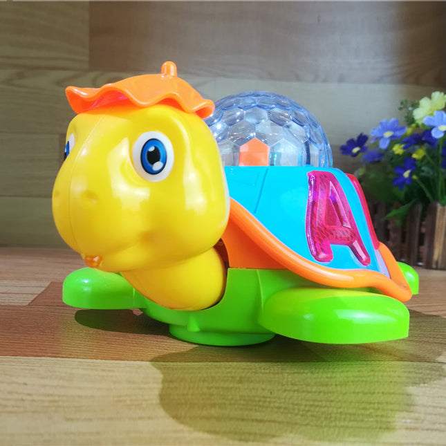 Skilpadde nattlampe med lys for baby